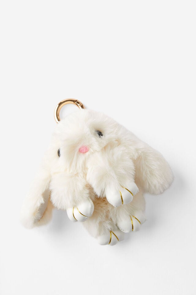 cotton on Bag Charm snow bunny