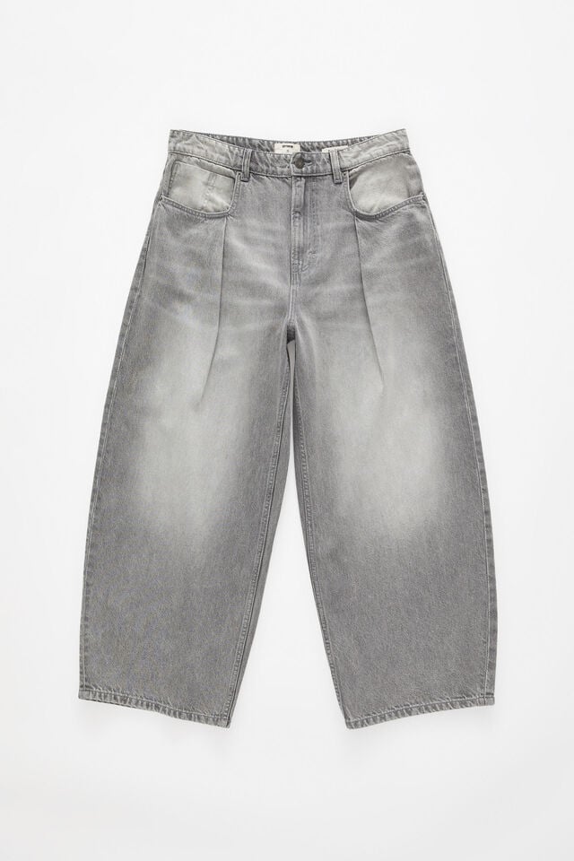 Cotton On Baggy Balloon Jean Pleat Shady Grey