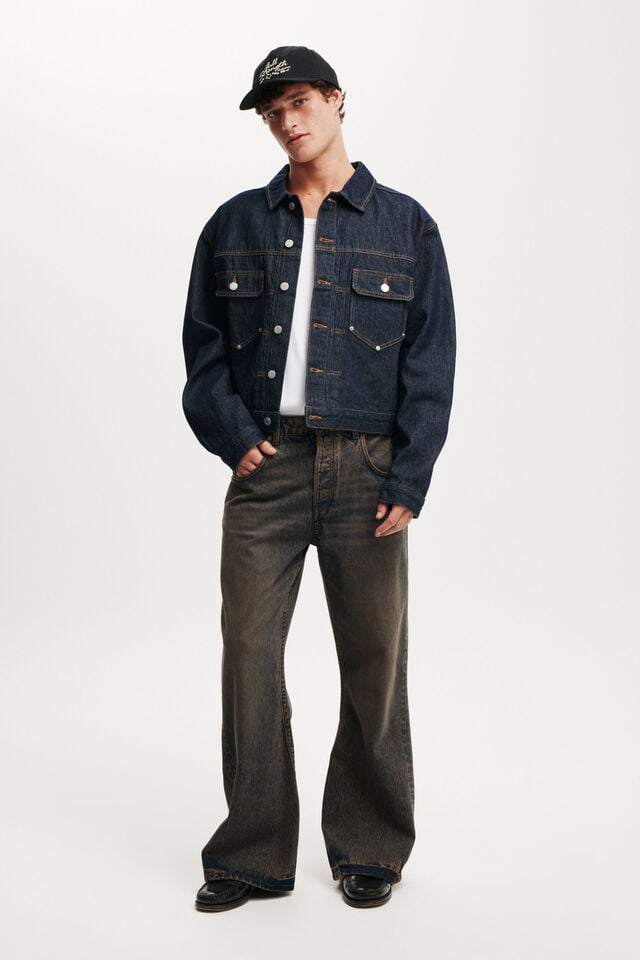 cotton on Baggy Bootcut Jean mocha