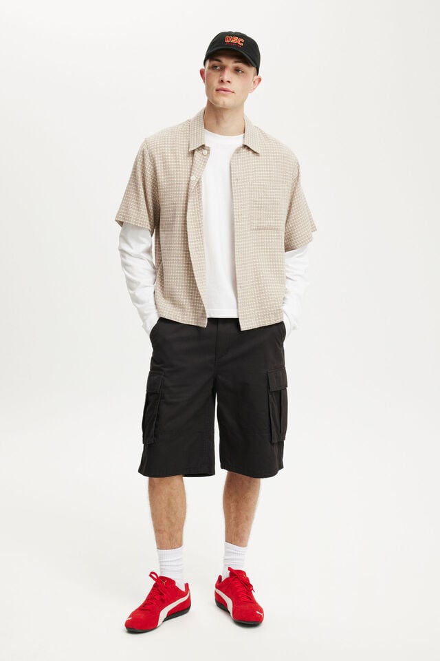 cotton on Baggy Cargo Short black