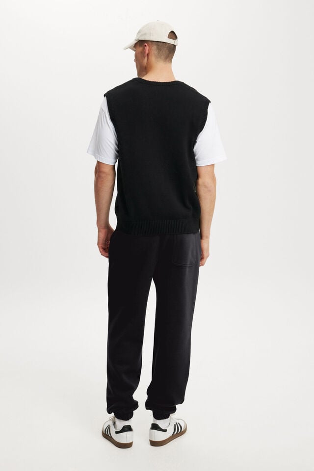 Cotton On Baggy Cuffed Track Pant Black