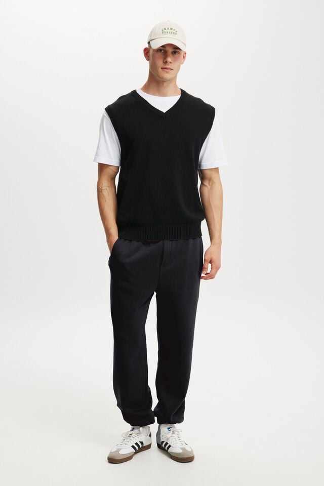 cotton on Baggy Cuffed Track Pant black