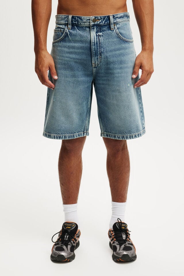 Cotton On Baggy Denim Short Californian Blue