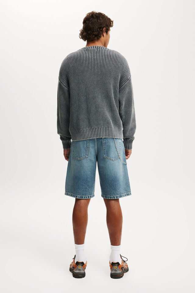 Cotton On Baggy Denim Short Californian Blue