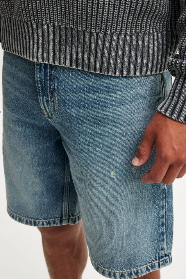 Cotton On Baggy Denim Short Californian Blue