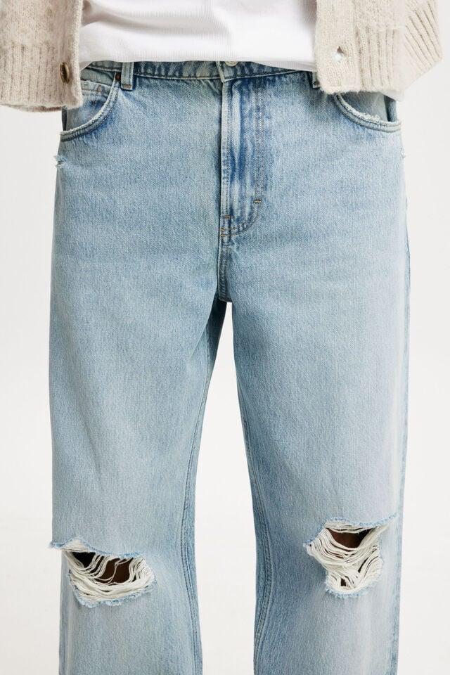 Cotton On Baggy Jean Reckless Blue Rip
