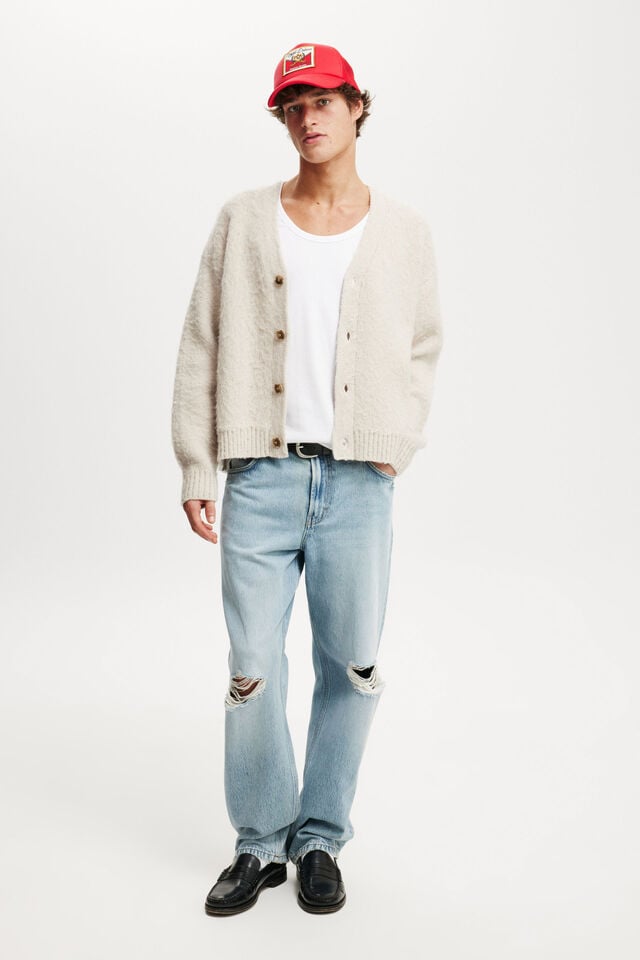 cotton on Baggy Jean reckless blue rip