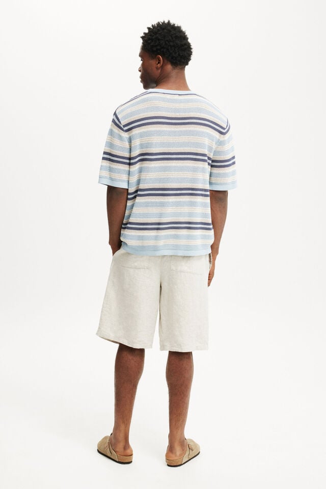 Cotton On Baggy Linen Short Oatmeal