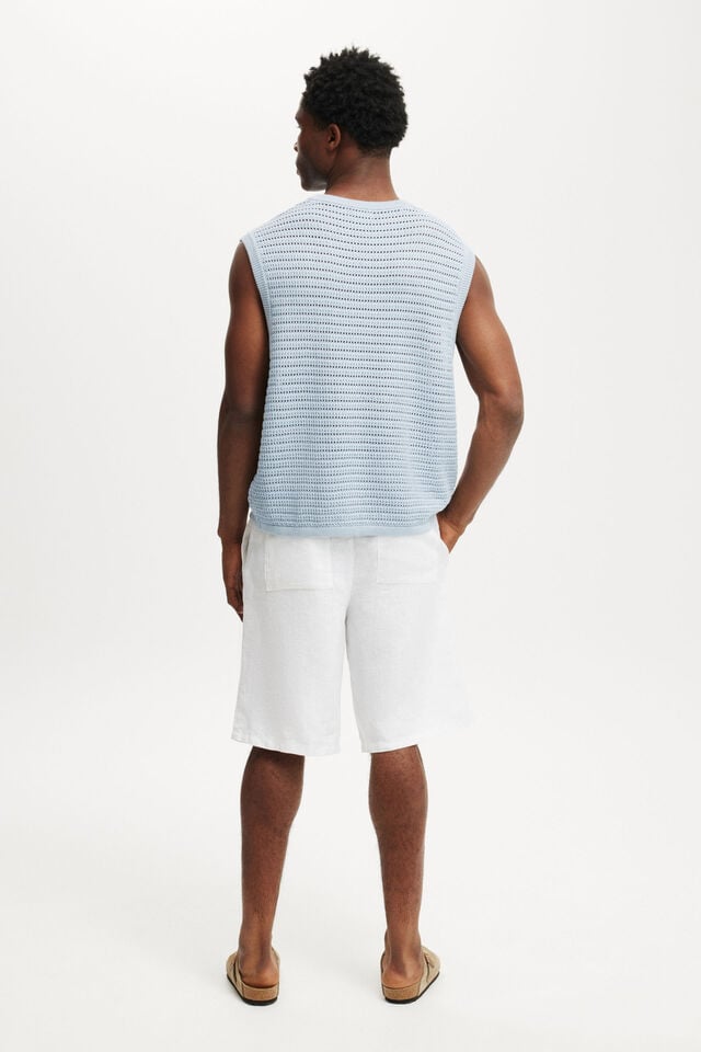 Cotton On Baggy Linen Short White