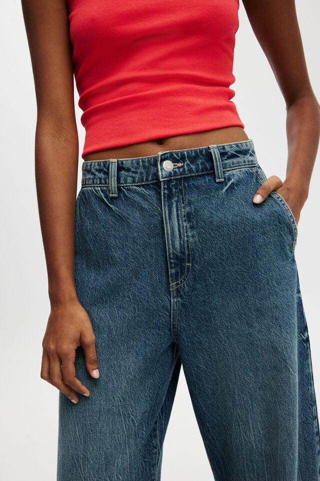 Cotton On Barrel Jean Blue Dusk