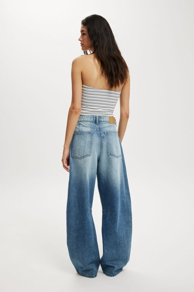Cotton On Barrel Jean Eve Blue
