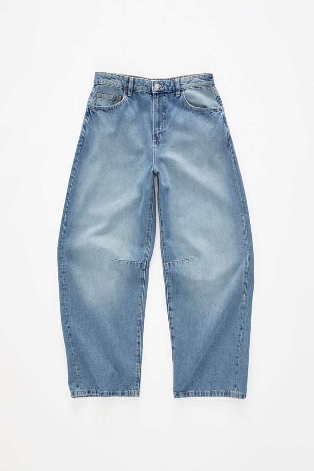Cotton On Barrel Jean Movin Blue