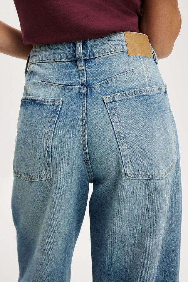 Cotton On Barrel Jean Movin Blue