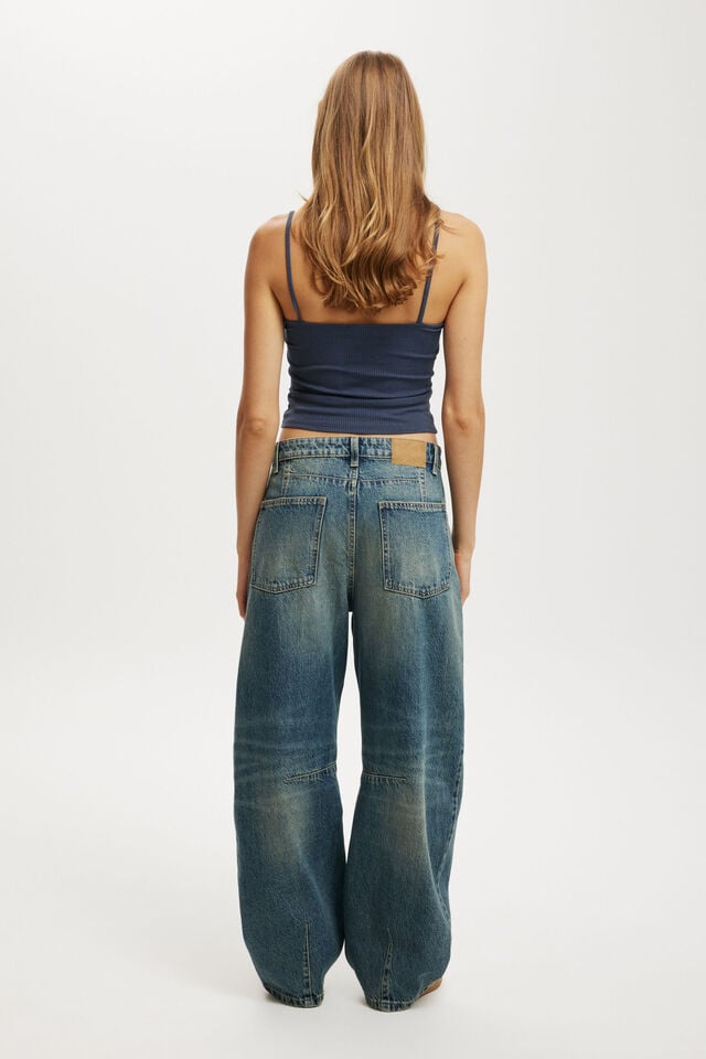 Cotton On Barrel Jean Nova Blue