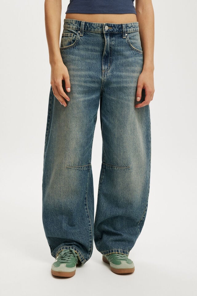 Cotton On Barrel Jean Nova Blue
