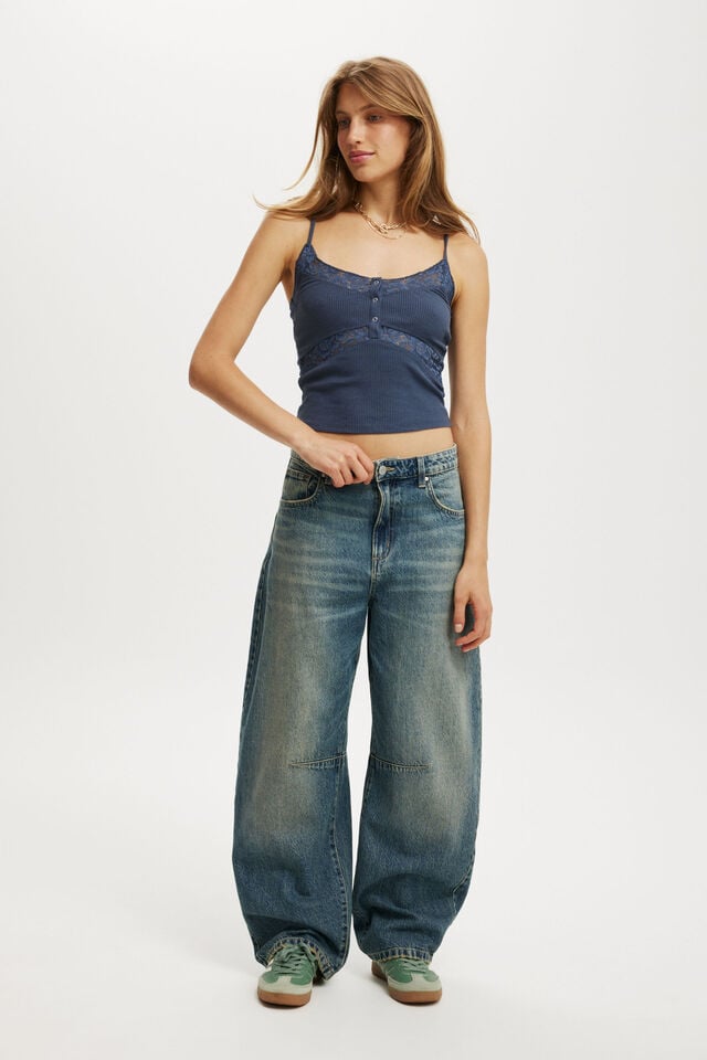 cotton on Barrel Jean nova blue