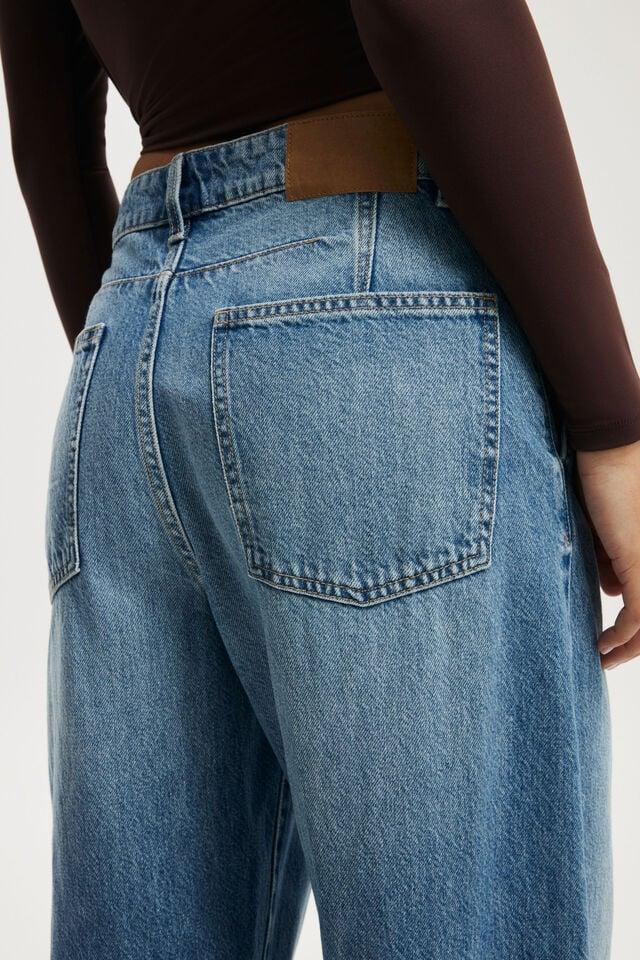 Cotton On Barrel Jean Saltwater Blue