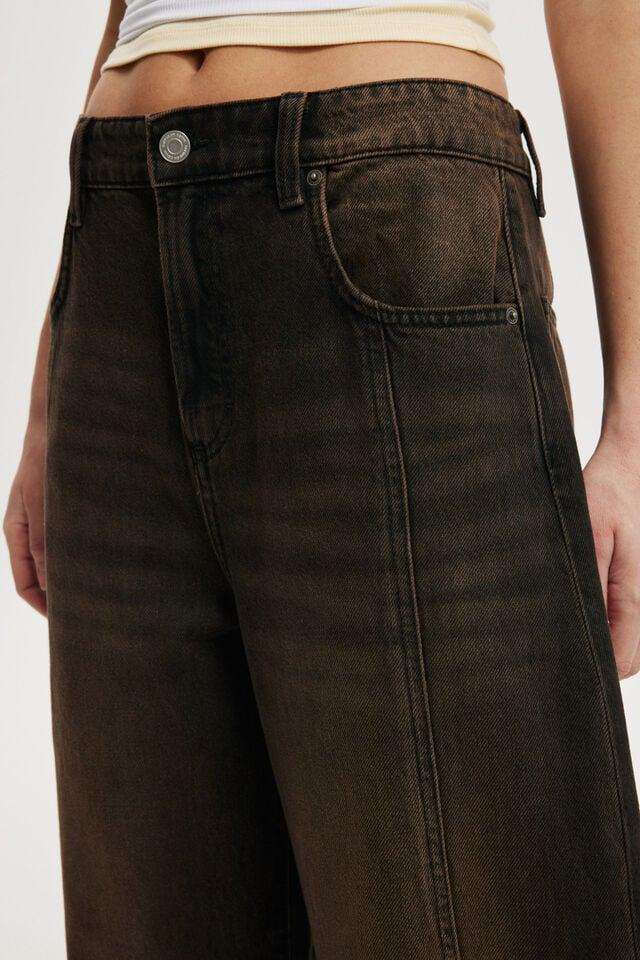 Cotton On Barrel Jean Seam Dune Black