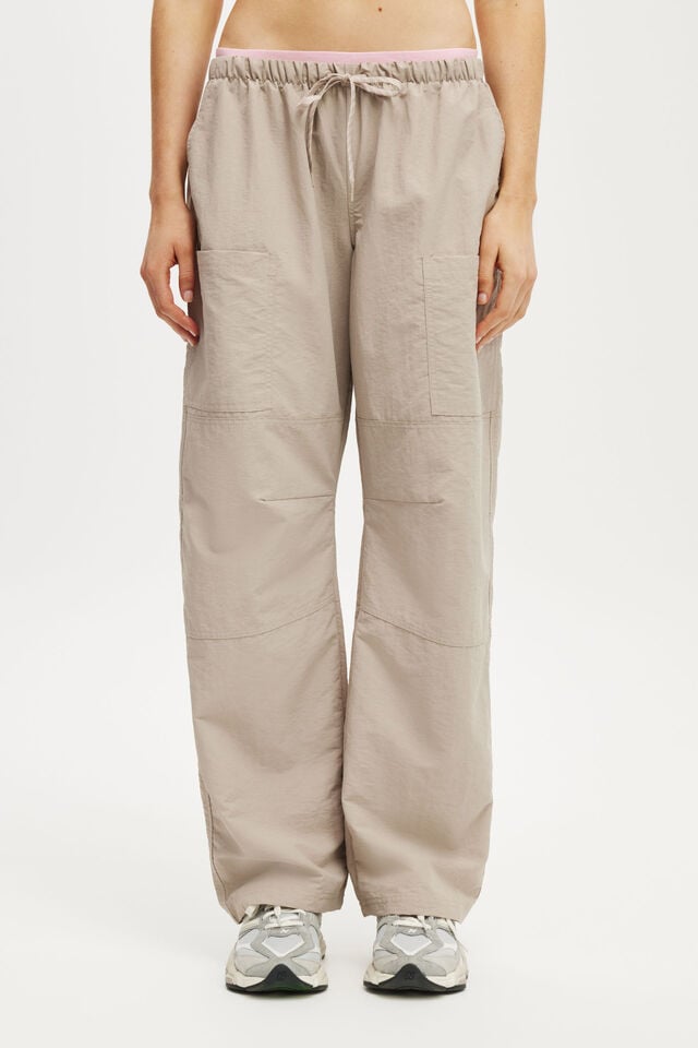 Cotton On Barrel Leg Woven Pant Allspice