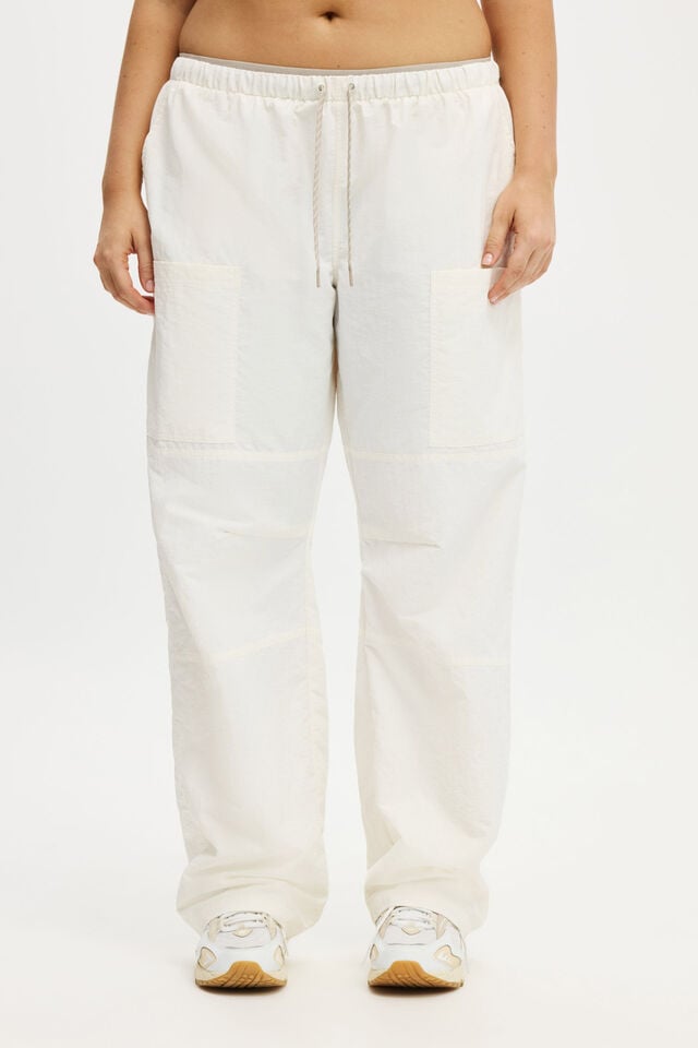 Cotton On Barrel Leg Woven Pant Coconut Milk
