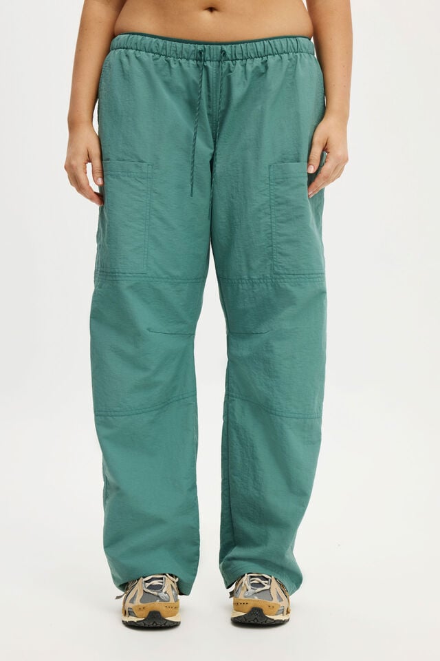 Cotton On Barrel Leg Woven Pant Sagebrush