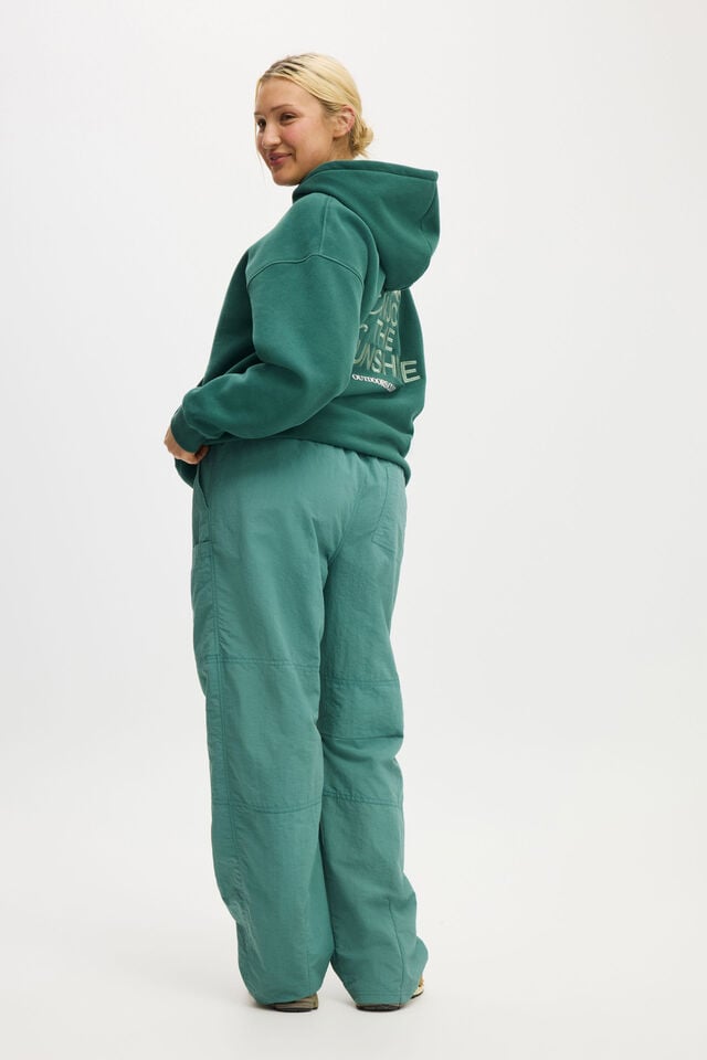 Cotton On Barrel Leg Woven Pant Sagebrush