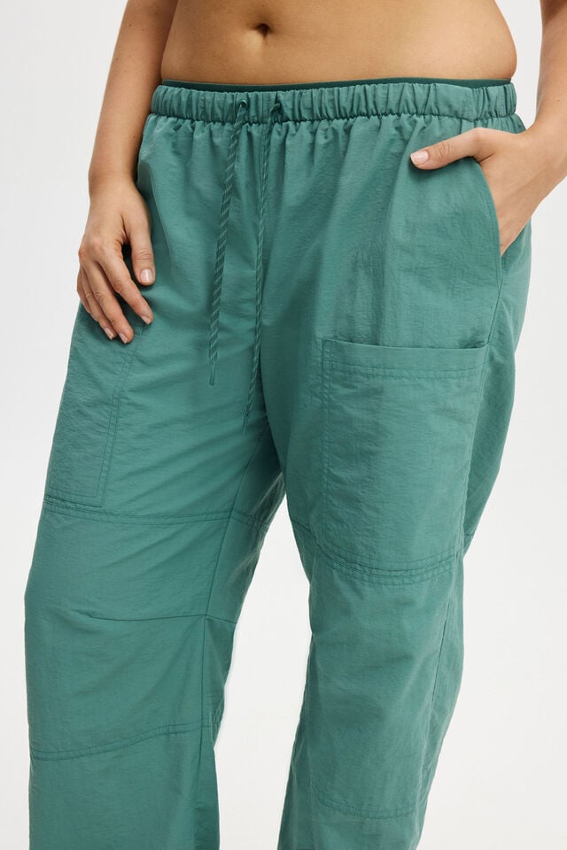 Cotton On Barrel Leg Woven Pant Sagebrush