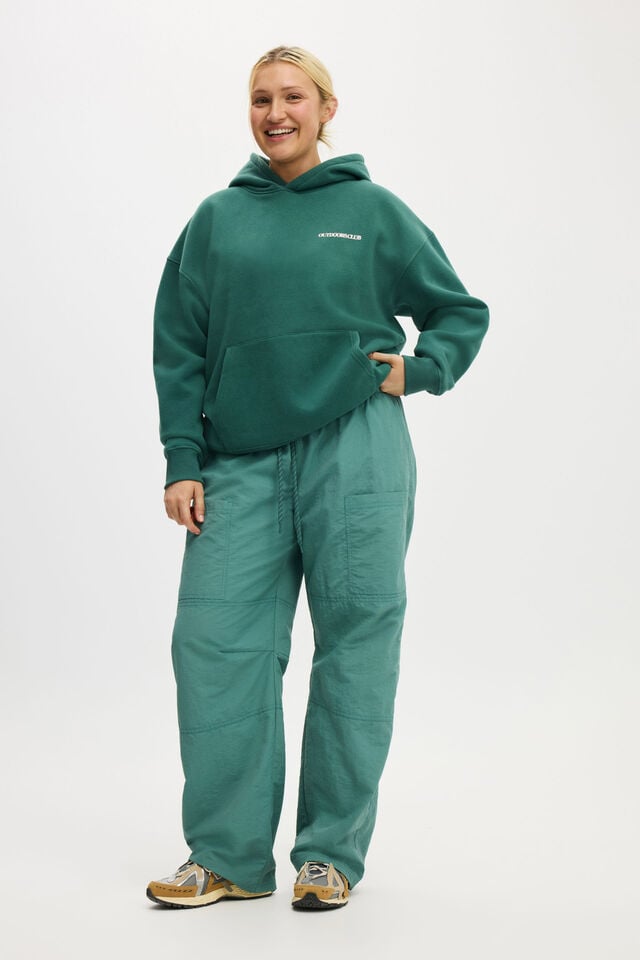 cotton on Barrel Leg Woven Pant sagebrush