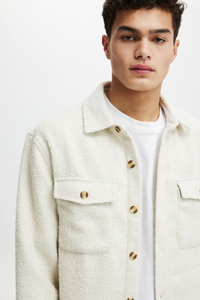 Cotton On Beckley Overshirt Cream