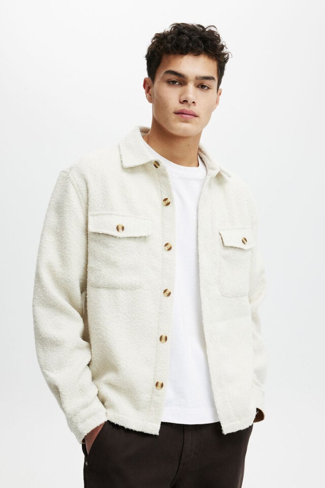 Cotton On Beckley Overshirt Cream