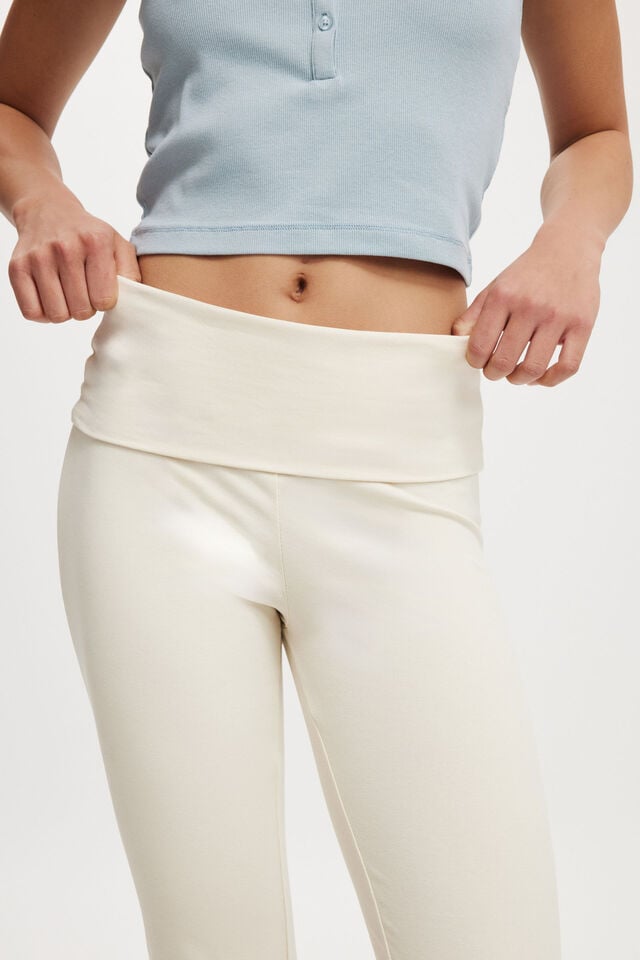 Cotton On Bella Bootleg Pant Coconut