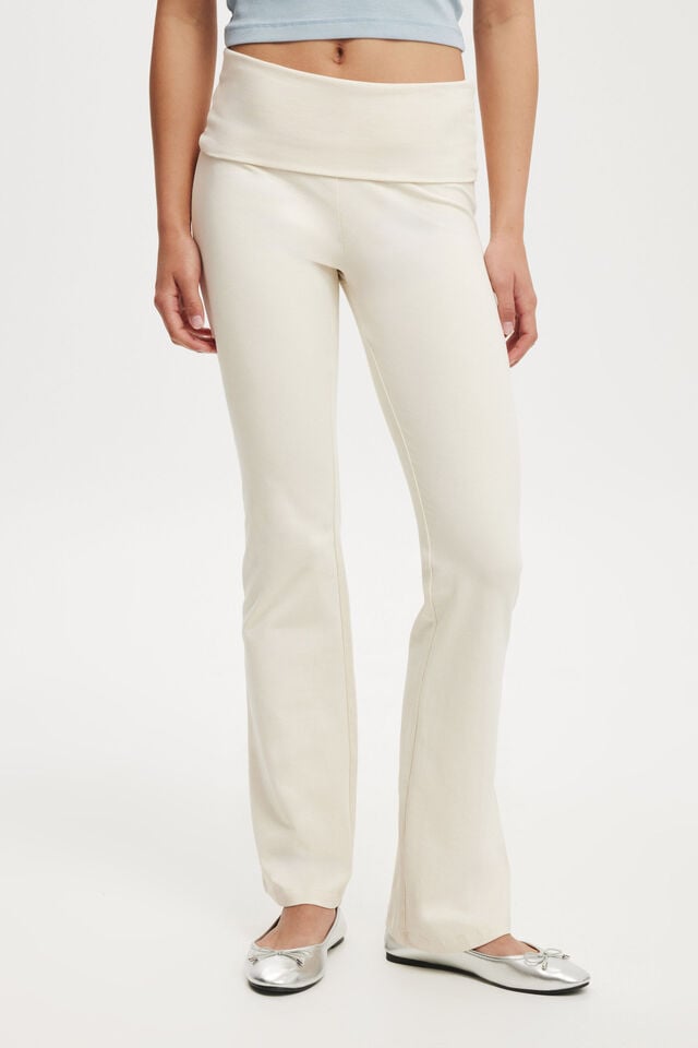 Cotton On Bella Bootleg Pant Coconut