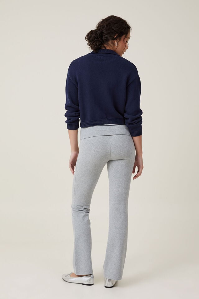 Cotton On Bella Bootleg Pant Grey Marle