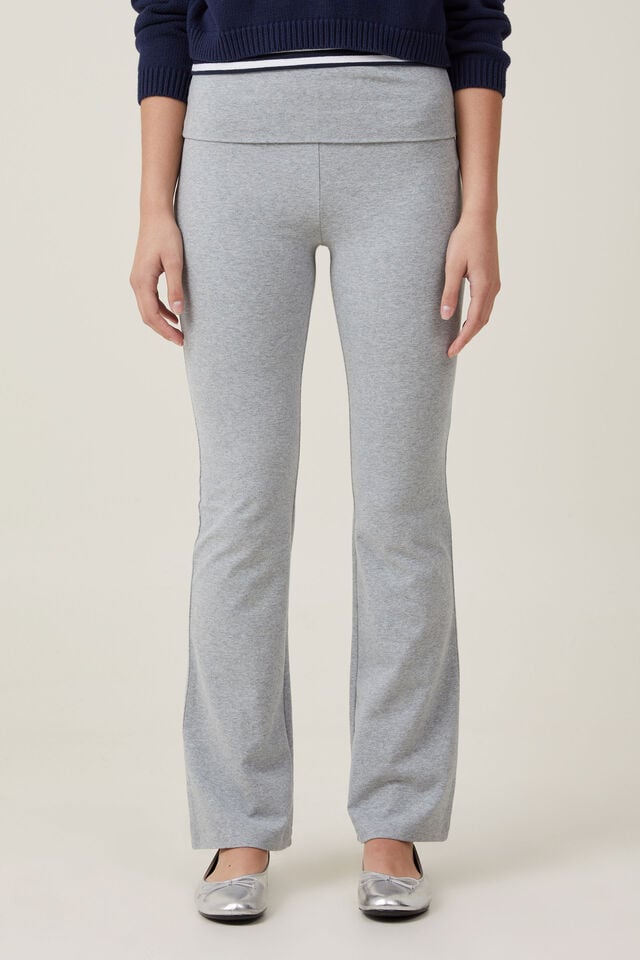 Cotton On Bella Bootleg Pant Grey Marle