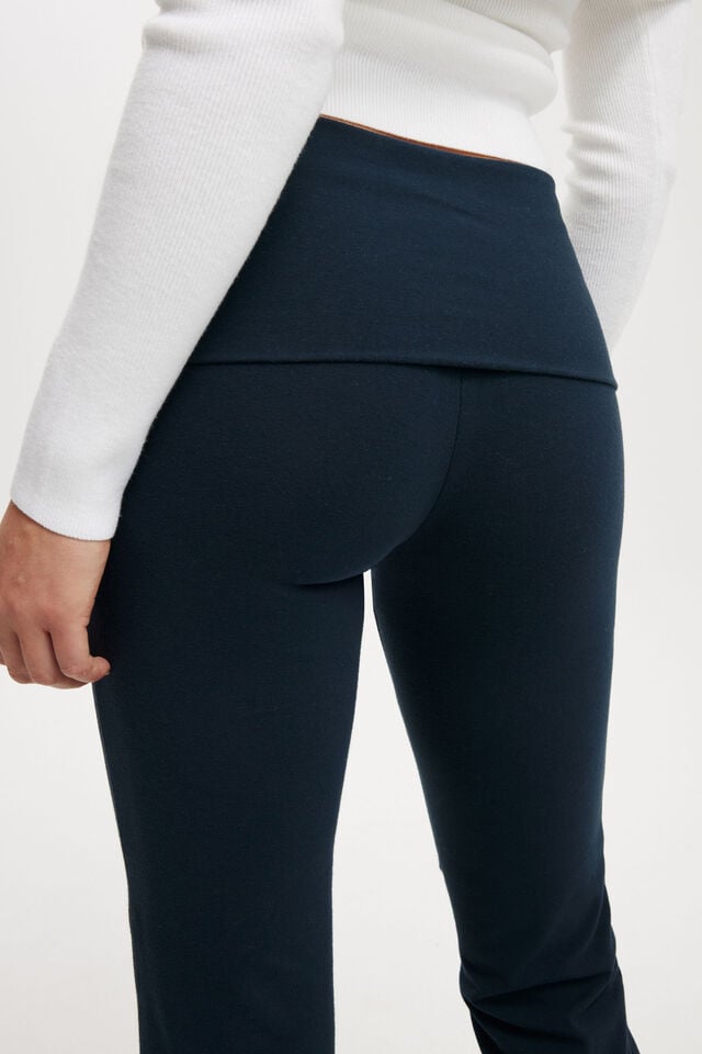 Cotton On Bella Bootleg Pant Ink Navy