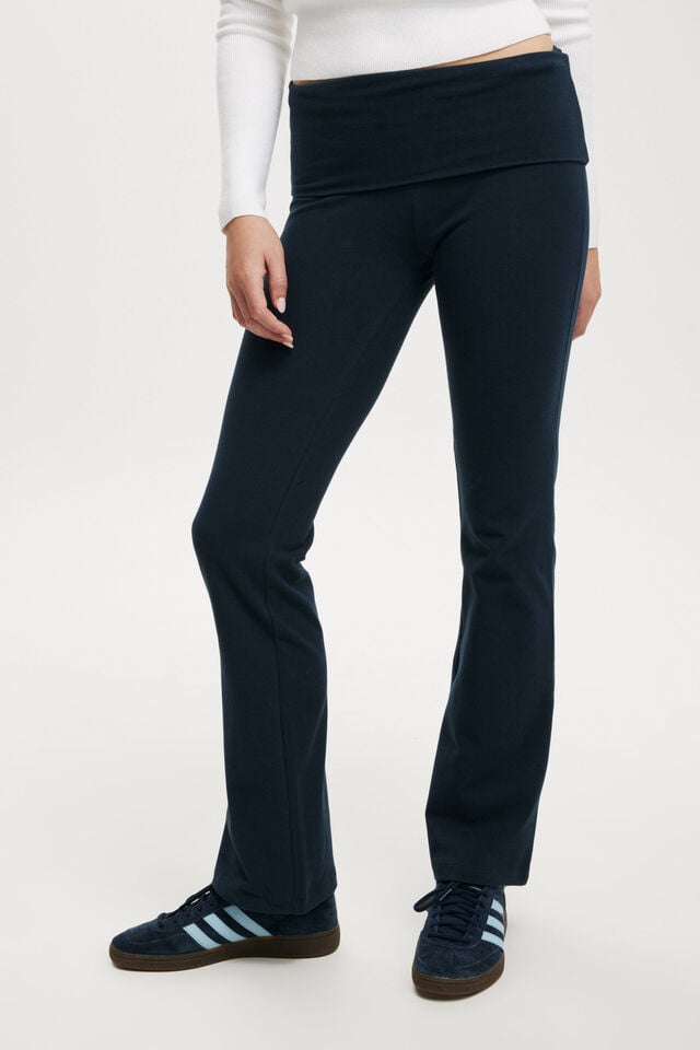 Cotton On Bella Bootleg Pant Ink Navy