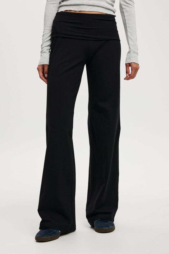 Cotton On Bella Straight Leg Pant Black
