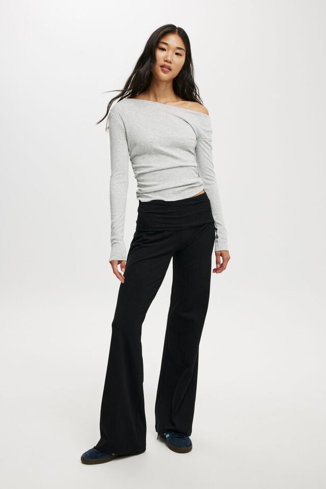 cotton on Bella Straight Leg Pant black