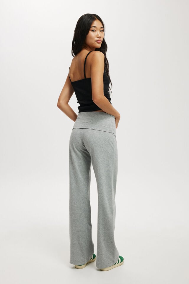 Cotton On Bella Straight Leg Pant Grey Marle