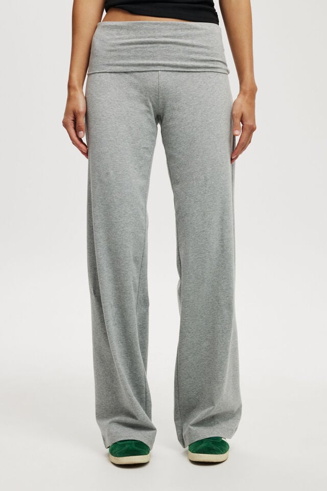 Cotton On Bella Straight Leg Pant Grey Marle