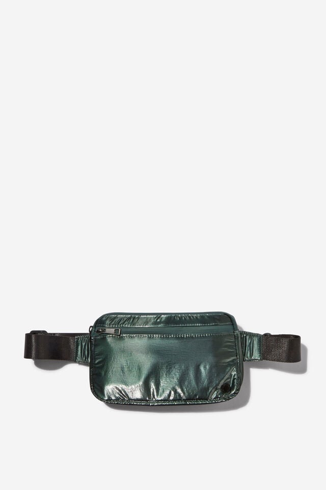 Cotton On Belt Bag Metallic Green