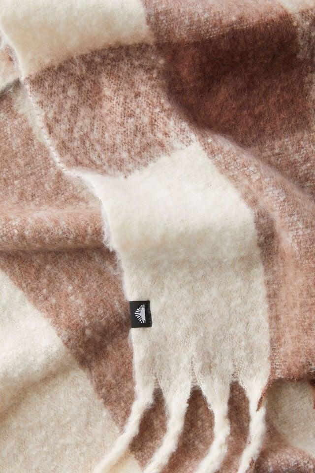 Cotton On Body Chunky Knit Scarf Oatmeal Multi