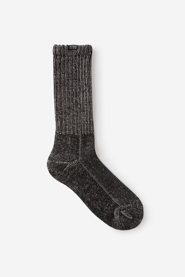 cotton on Body Hiking Sock charcoal/black