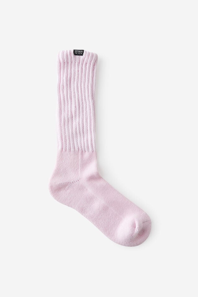 cotton on Body Hiking Sock cherry dream/white