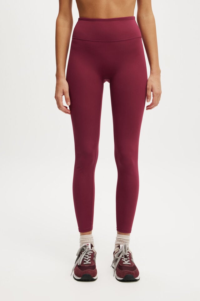 Cotton On Bondi Everyday Full Length Tight Sangria