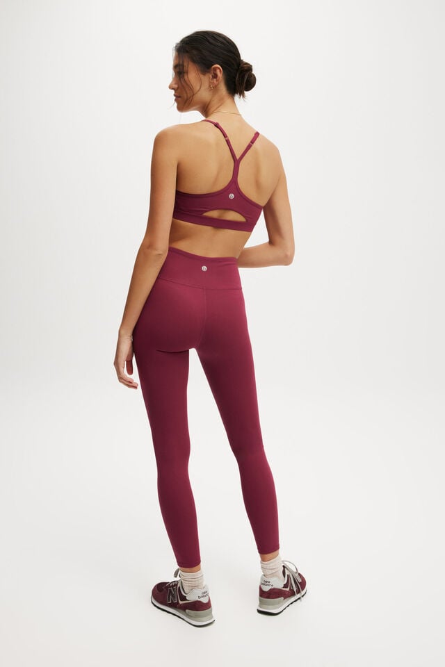 Cotton On Bondi Everyday Full Length Tight Sangria