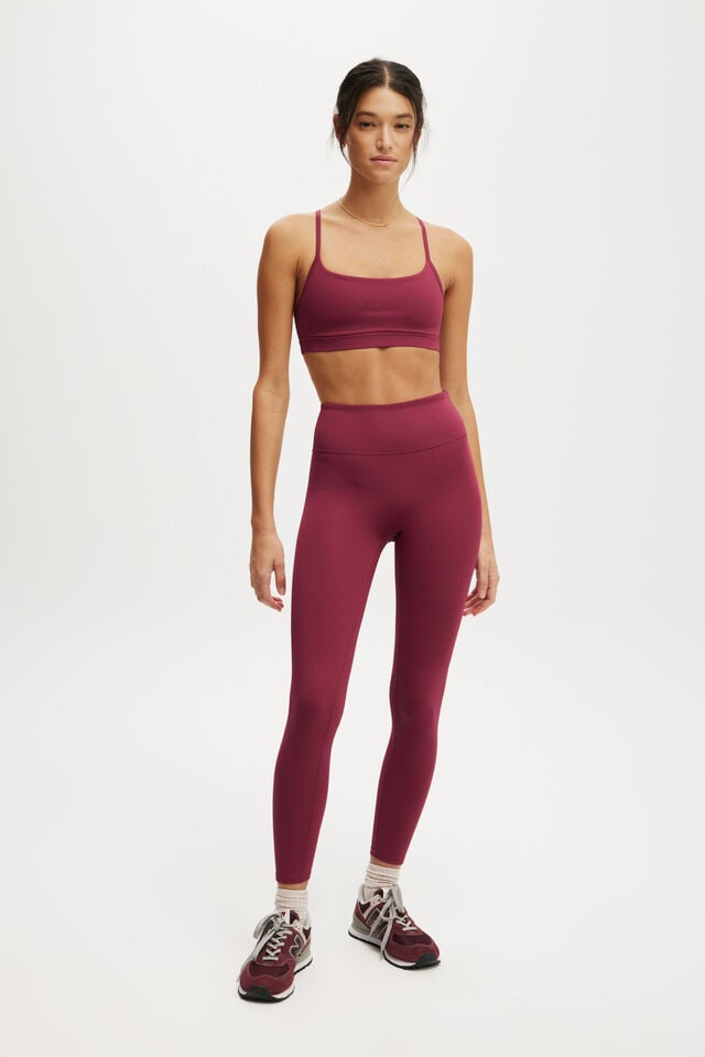 cotton on Bondi Everyday Full Length Tight sangria