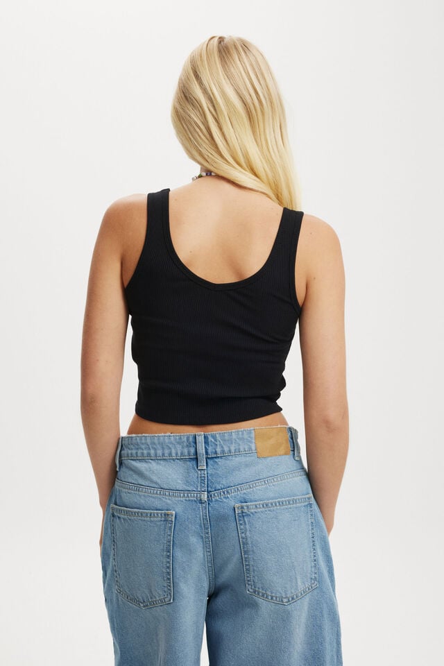 Cotton On Bondi Tank Black