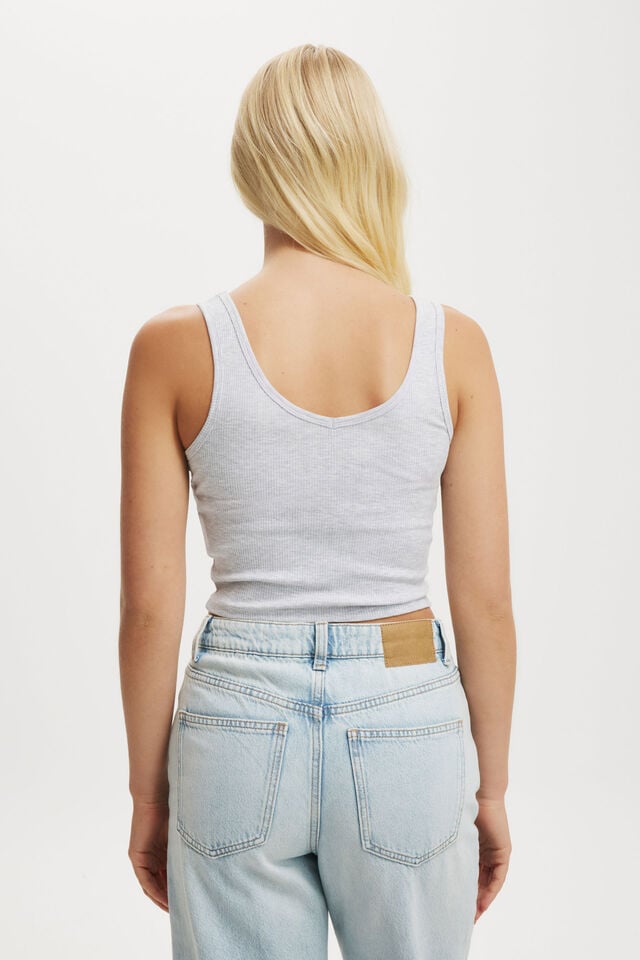 Cotton On Bondi Tank Grey Marle