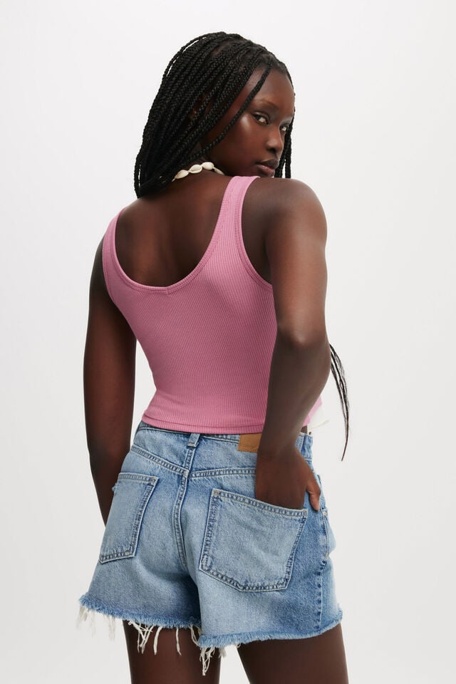 Cotton On Bondi Tank Mulberry